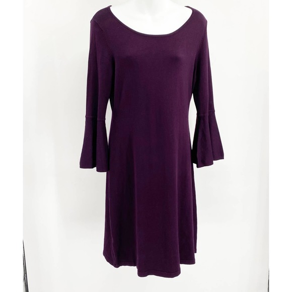 Calvin Klein Dresses & Skirts - Calvin Klein Jersey Knit Bell Sleeve Dress M 1139